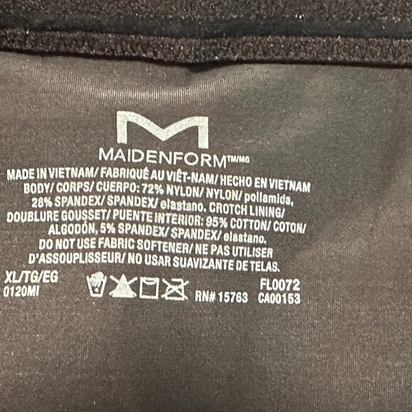 NWT Maidenform black Flexees Sz XL Sculpt High Waist Thigh slimmer shapewear. - Picture 7 of 7